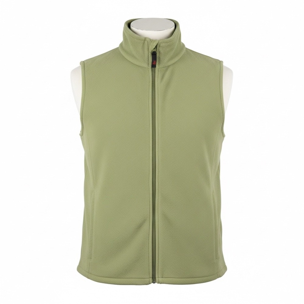 Woolrich Vest Womens Size Medium Fleece Full Zip Light Willow Green Heritage